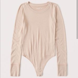 A&F Long-Sleeve Cozy Bodysuit